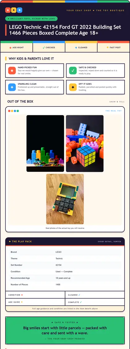 Playbox — Toys & Kids — DashVue eBay listing template